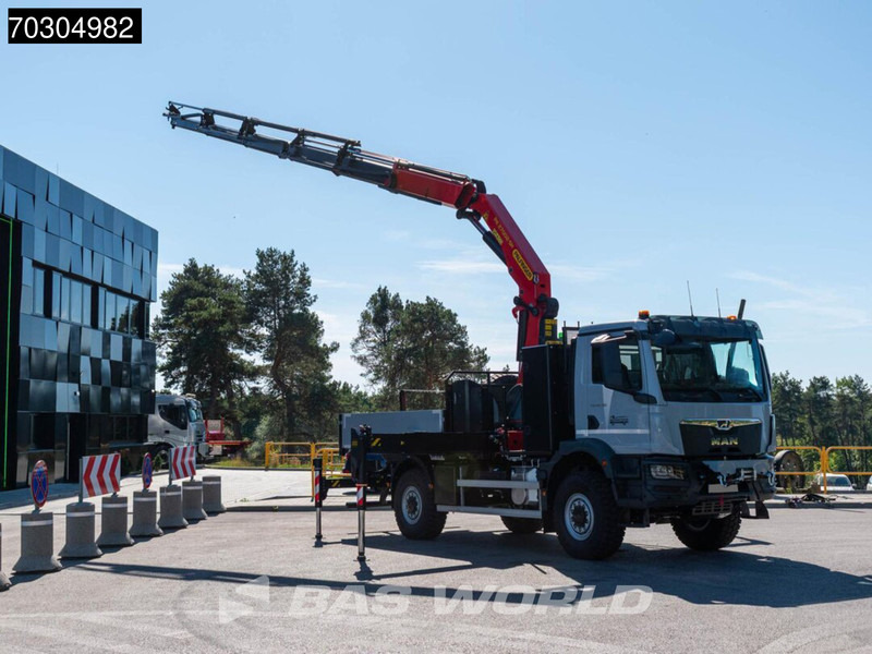 MAN TGM 18.320 4X4 NEW 4x4 Palfinger PK 27002-SH D Crane manbasket Steelsuspension - Valníkový/ Plošinový nákladný automobil, Auto s hydraulickou rukou: obrázok 5 MAN TGM 18.320 4X4 NEW 4x4 Palfinger PK 27002-SH D Crane manbasket Steelsuspension - Valníkový/ Plošinový nákladný automobil, Auto s hydraulickou rukou: obrázok 5