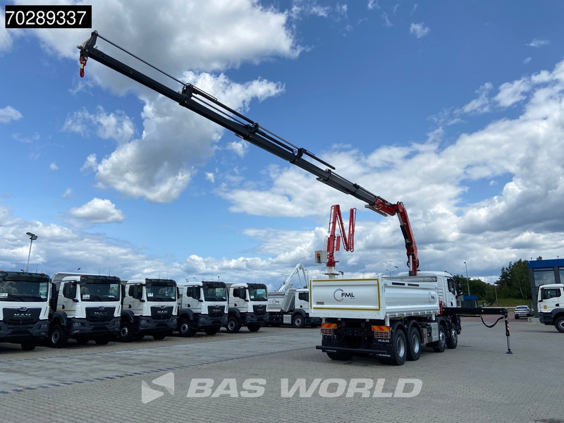 MAN TGS 35.440 8X4 NEW! Fassi F275.026 Kran Crane 13m3 3-Sided Tipper Big-Axle Euro 6 - Sklápač, Auto s hydraulickou rukou: obrázok 5 MAN TGS 35.440 8X4 NEW! Fassi F275.026 Kran Crane 13m3 3-Sided Tipper Big-Axle Euro 6 - Sklápač, Auto s hydraulickou rukou: obrázok 5