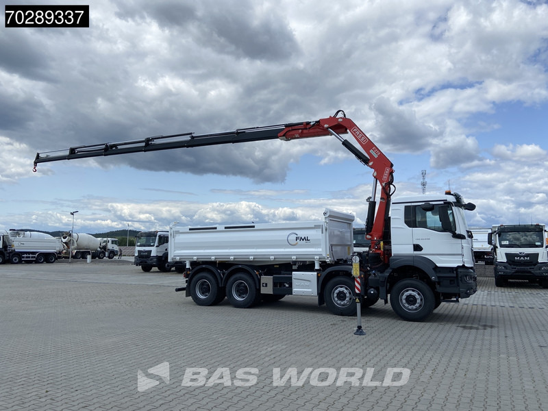 MAN TGS 35.440 8X4 NEW! Fassi F275.026 Kran Crane 13m3 3-Sided Tipper Big-Axle Euro 6 - Sklápač, Auto s hydraulickou rukou: obrázok 3 MAN TGS 35.440 8X4 NEW! Fassi F275.026 Kran Crane 13m3 3-Sided Tipper Big-Axle Euro 6 - Sklápač, Auto s hydraulickou rukou: obrázok 3