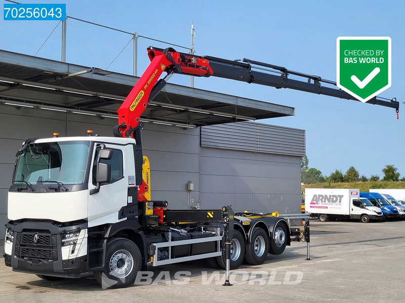 Renault C 480 8X4 NEW! Palfinger PK33002 Kran Crane + 22tons Pallift EURO 6 - Hákový nosič kontajnerov, Auto s hydraulickou rukou: obrázok 1 Renault C 480 8X4 NEW! Palfinger PK33002 Kran Crane + 22tons Pallift EURO 6 - Hákový nosič kontajnerov, Auto s hydraulickou rukou: obrázok 1