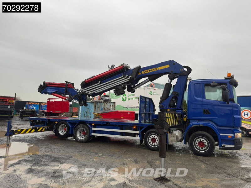 Scania R420 8X2 Palfinger PK100002 Crane Kran + PJ170 JIB Lift Axle Euro 4 - Valníkový/ Plošinový nákladný automobil, Auto s hydraulickou rukou: obrázok 3 Scania R420 8X2 Palfinger PK100002 Crane Kran + PJ170 JIB Lift Axle Euro 4 - Valníkový/ Plošinový nákladný automobil, Auto s hydraulickou rukou: obrázok 3