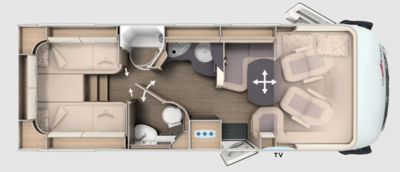 Nový Integrované obytné auto Carthago C1 Tourer Edition+ I 149 RB-LE: obrázok 19