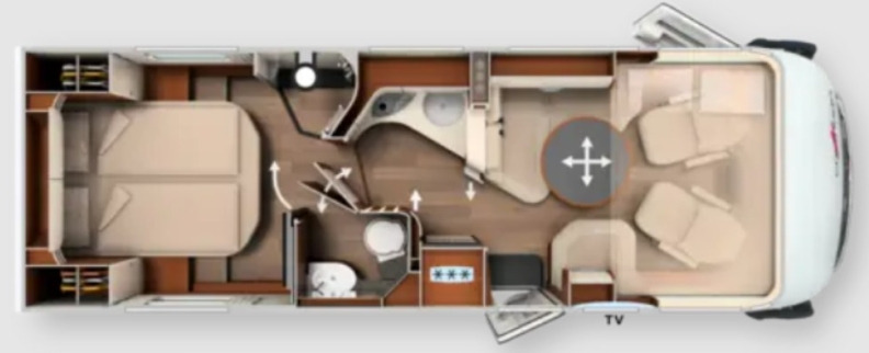 Carthago Chic E-Line I 51 QB - Integrované obytné auto: obrázok 1 Carthago Chic E-Line I 51 QB - Integrované obytné auto: obrázok 1