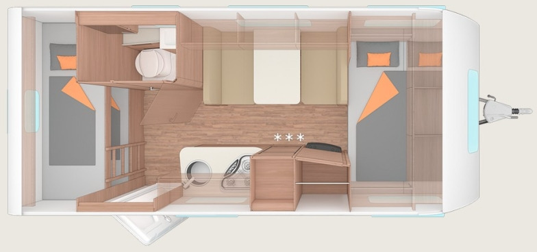 Weinsberg CaraOne 480 QDK - Obytný príves: obrázok 2 Weinsberg CaraOne 480 QDK - Obytný príves: obrázok 2