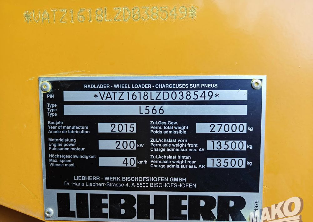 Leasing  Liebherr L566 Liebherr L566: obrázok 17