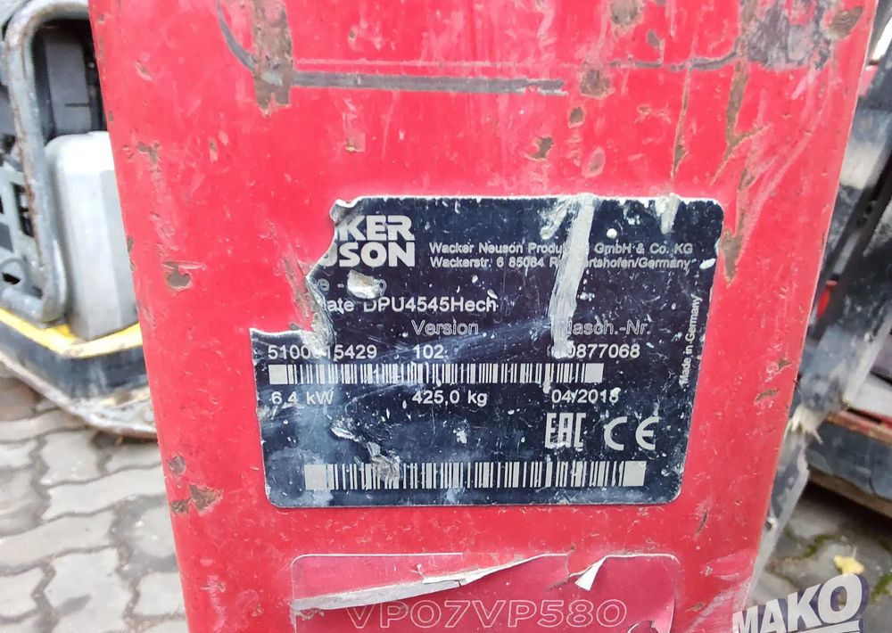 Wacker Neuson DPU4545Hech - Valec: obrázok 4 Wacker Neuson DPU4545Hech - Valec: obrázok 4