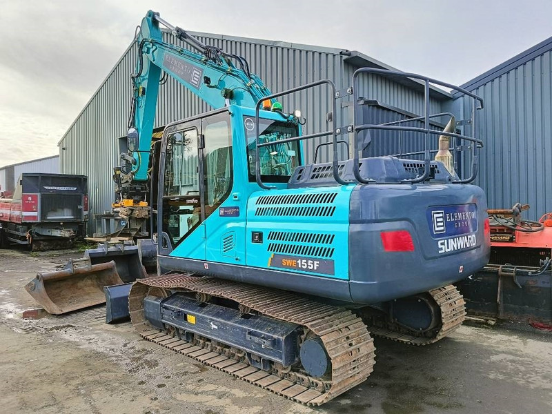 Sunward SWE 155 F + tilt rotator engcon oilquick - Pásové rýpadlo: obrázok 5 Sunward SWE 155 F + tilt rotator engcon oilquick - Pásové rýpadlo: obrázok 5