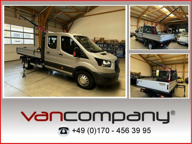 FORD Transit FT 350L Doka TdCI hydr. Fassi Kran... - Dodávka valník, Dodávkа s dvojitou kabínou: obrázok 1 FORD Transit FT 350L Doka TdCI hydr. Fassi Kran... - Dodávka valník, Dodávkа s dvojitou kabínou: obrázok 1