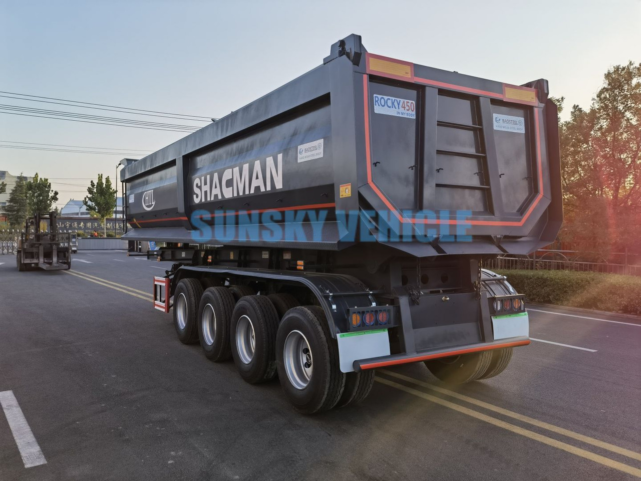 SUNSKY 3/4-Axle Dump Trailer - Náves sklápěcí: obrázok 4 SUNSKY 3/4-Axle Dump Trailer - Náves sklápěcí: obrázok 4