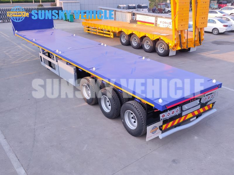 Nový Plošinový/ Valníkový náves na prepravu kontajnery SUNSKY 3-axle Flat Deck Trailer: obrázok 12