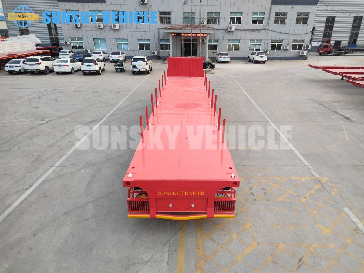 Nový Plošinový/ Valníkový náves na prepravu kontajnery SUNSKY 3-axle Flat Deck Trailer: obrázok 13