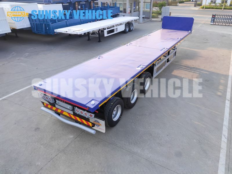 Nový Plošinový/ Valníkový náves na prepravu kontajnery SUNSKY 3-axle Flat Deck Trailer: obrázok 11