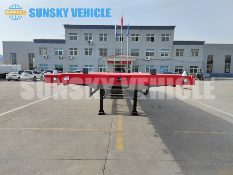 Nový Plošinový/ Valníkový náves na prepravu kontajnery SUNSKY 3-axle Flat Deck Trailer: obrázok 8