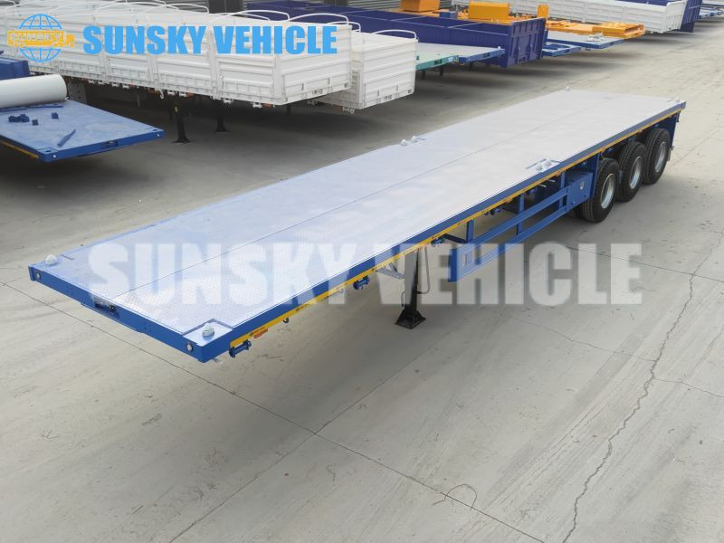 Nový Plošinový/ Valníkový náves na prepravu kontajnery SUNSKY 3-axle Flat Deck Trailer: obrázok 6