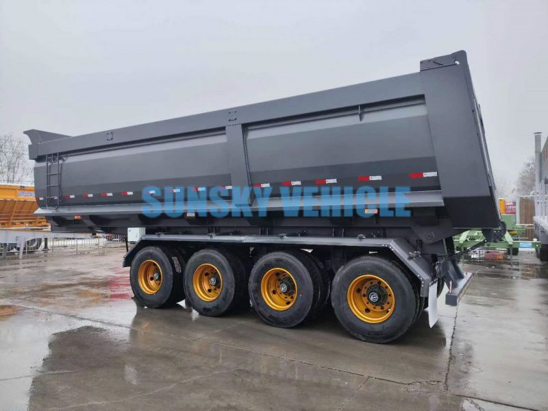 SUNSKY 4-Axle Dump Semi-trailer - Náves sklápěcí: obrázok 4 SUNSKY 4-Axle Dump Semi-trailer - Náves sklápěcí: obrázok 4