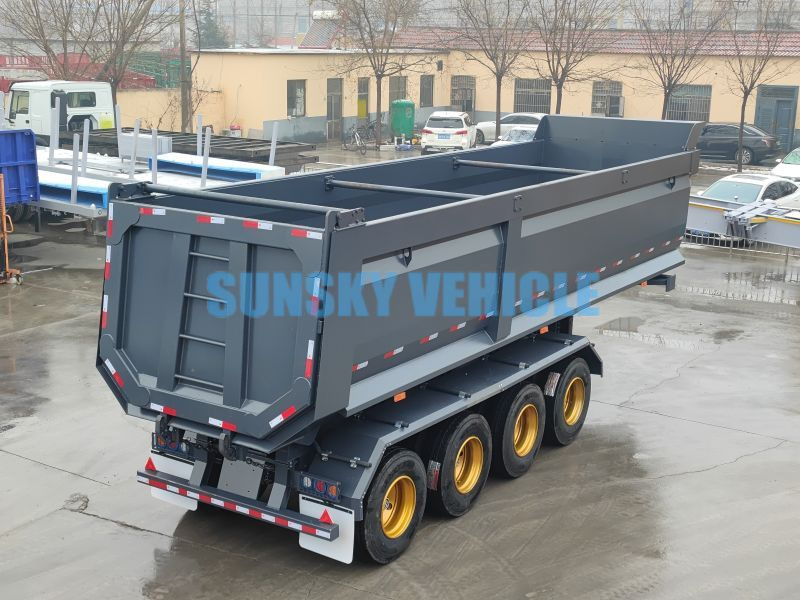 SUNSKY 4-Axle Dump Semi-trailer - Náves sklápěcí: obrázok 2 SUNSKY 4-Axle Dump Semi-trailer - Náves sklápěcí: obrázok 2