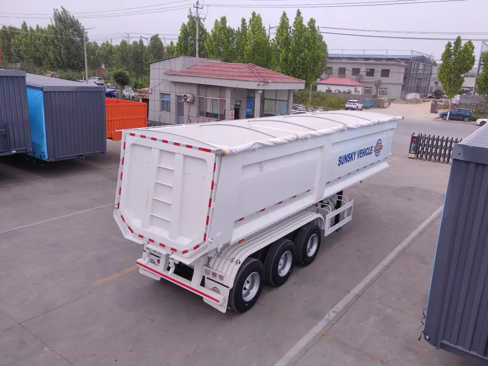 SUNSKY 40cbm 3-axle tipper trailer - Náves sklápěcí: obrázok 3 SUNSKY 40cbm 3-axle tipper trailer - Náves sklápěcí: obrázok 3