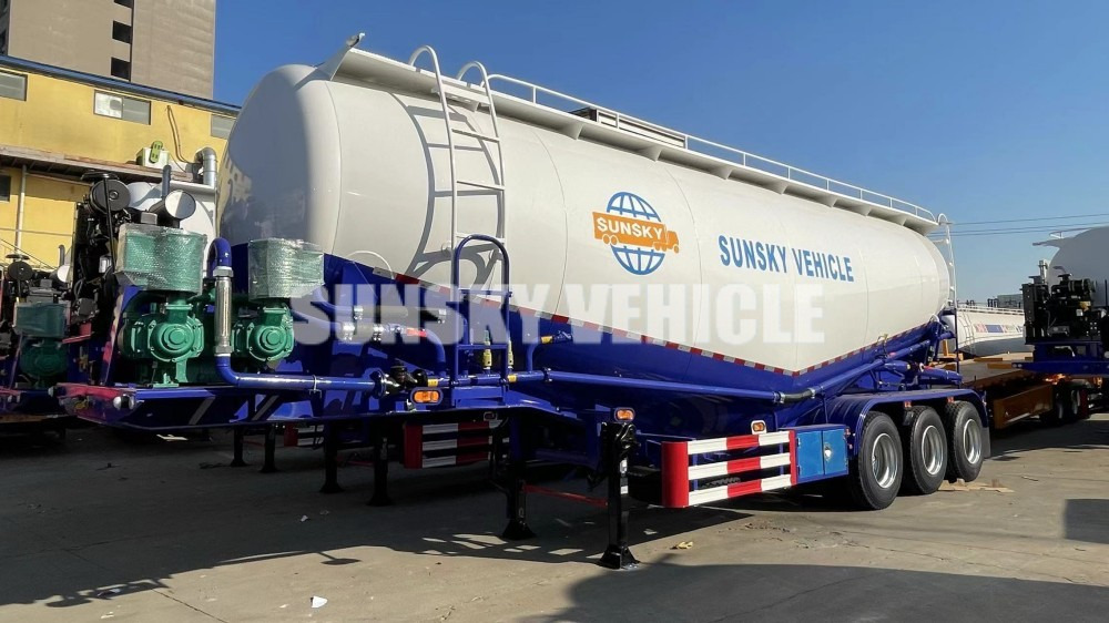 SUNSKY bulk cement trailer - Cisternový náves: obrázok 1 SUNSKY bulk cement trailer - Cisternový náves: obrázok 1