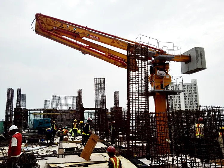 XCMG Schwing Concrete Distributor HGP32 High Efficiency 22kw 32m Hydraulic Spider Concrete Placing Boom Made in China - Stacionárne čerpadlo betónu: obrázok 5 XCMG Schwing Concrete Distributor HGP32 High Efficiency 22kw 32m Hydraulic Spider Concrete Placing Boom Made in China - Stacionárne čerpadlo betónu: obrázok 5