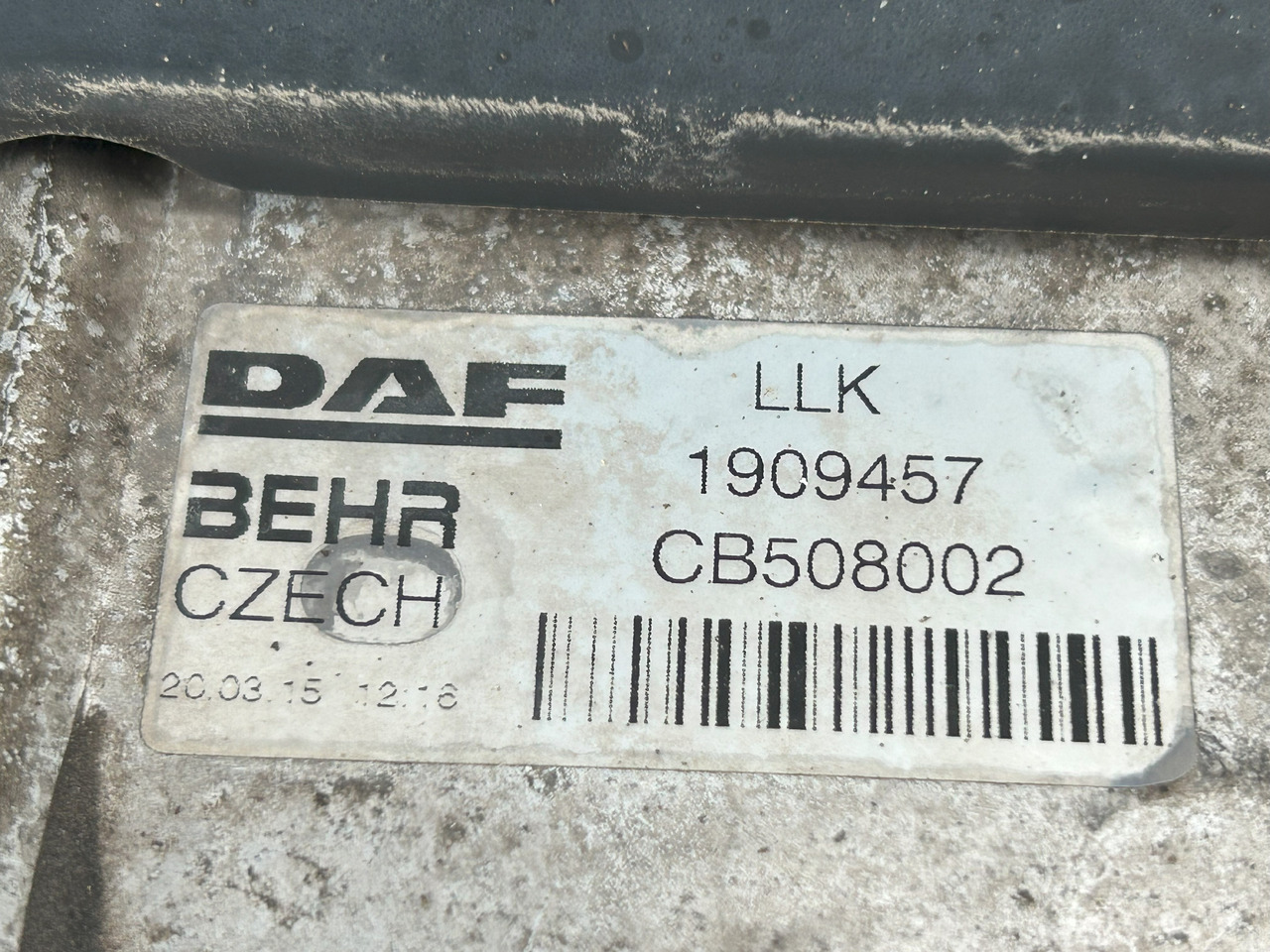 DAF CF EURO 6 COOLER SET - Chladič pre Nákladné auto: obrázok 5 DAF CF EURO 6 COOLER SET - Chladič pre Nákladné auto: obrázok 5