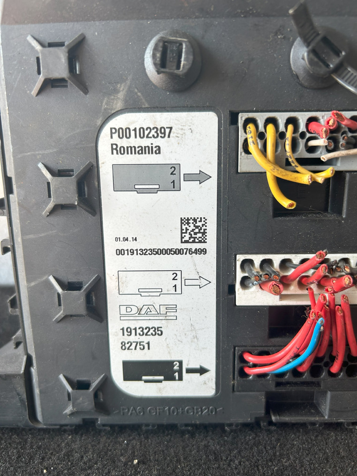 DAF XF 106 FUSE BOX - Poistka: obrázok 3 DAF XF 106 FUSE BOX - Poistka: obrázok 3