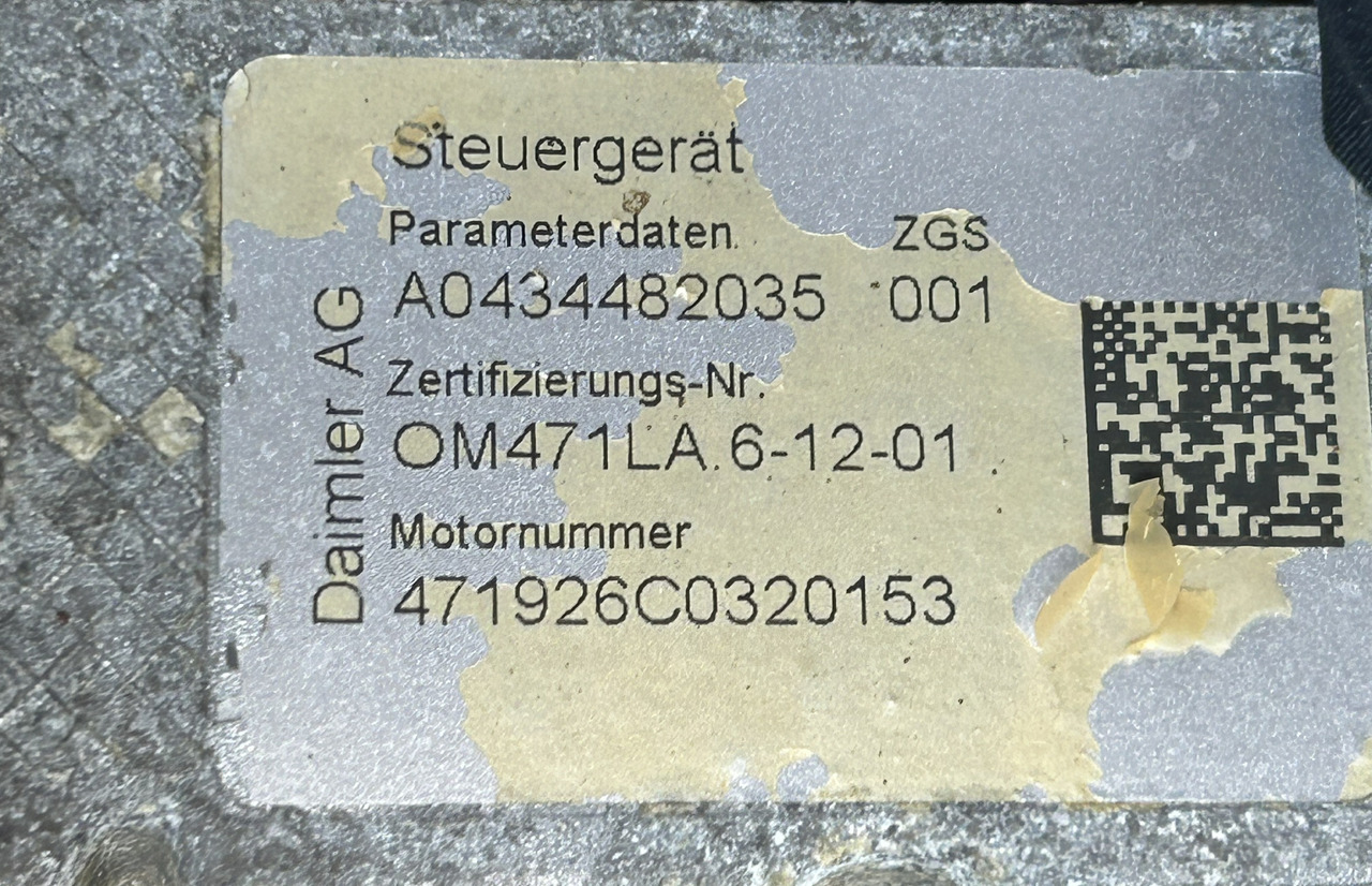 MERCEDES ACTROS MP4 OM471 926 - Motor pre Nákladné auto: obrázok 5 MERCEDES ACTROS MP4 OM471 926 - Motor pre Nákladné auto: obrázok 5