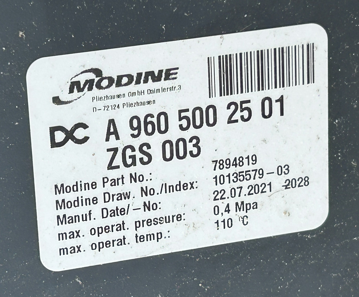 Mercedes ACTROS MP4 COOLERS SET - Chladič: obrázok 4 Mercedes ACTROS MP4 COOLERS SET - Chladič: obrázok 4