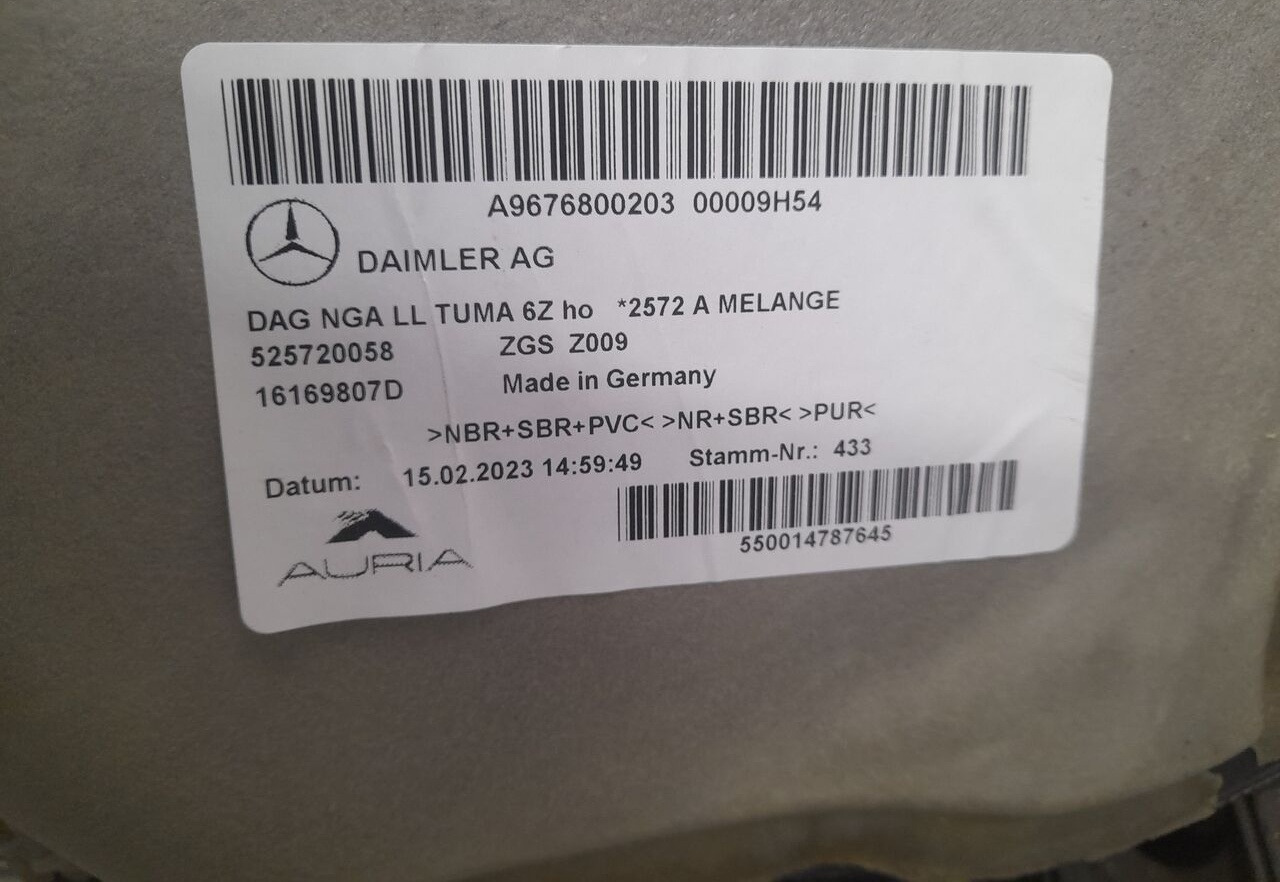 WYKŁADZINA KABINY Mercedes-Benz ATEGO A9676800203 - Kabína a interiér pre Nákladné auto: obrázok 2 WYKŁADZINA KABINY Mercedes-Benz ATEGO A9676800203 - Kabína a interiér pre Nákladné auto: obrázok 2