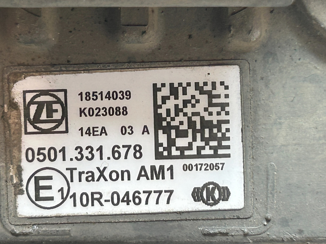 ZF TRAXON ZF GEARBOX CONTROL - Prevodovka a diely: obrázok 2 ZF TRAXON ZF GEARBOX CONTROL - Prevodovka a diely: obrázok 2