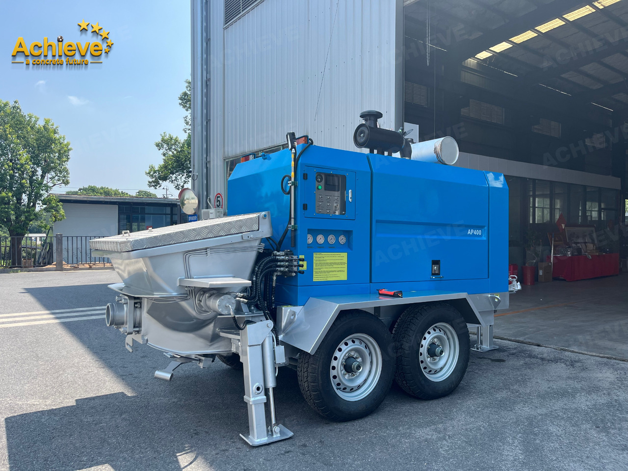 ACHIEVE ACHIEVE AP400 Concrete Trailer Pump For Australia/US EPA /CE Version  【ACHIEVE】100% BRAND NEW !!! - Stacionárne čerpadlo betónu: obrázok 3 ACHIEVE ACHIEVE AP400 Concrete Trailer Pump For Australia/US EPA /CE Version  【ACHIEVE】100% BRAND NEW !!! - Stacionárne čerpadlo betónu: obrázok 3