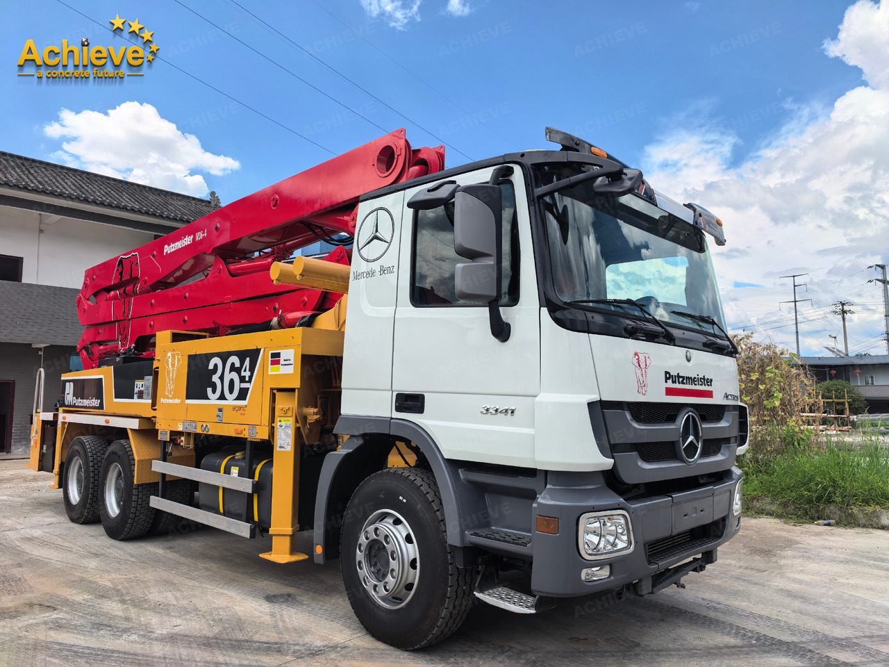 PUTZMEISTER Mercedes-Benz M36-4 2018 ACTROS 3341【ACHIEVE】TOP CONDITION!!! - Autočerpadlo: obrázok 2 PUTZMEISTER Mercedes-Benz M36-4 2018 ACTROS 3341【ACHIEVE】TOP CONDITION!!! - Autočerpadlo: obrázok 2