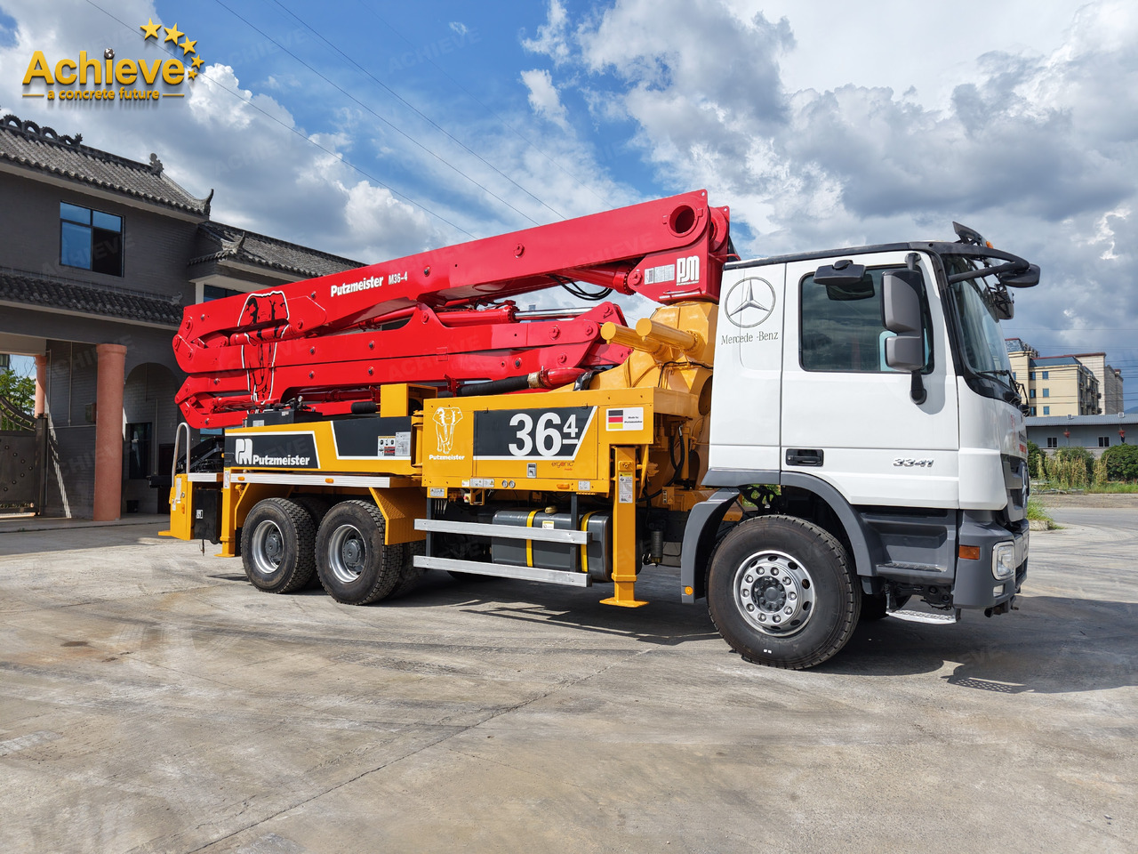 PUTZMEISTER Mercedes-Benz M36-4 2018 ACTROS 3341【ACHIEVE】TOP CONDITION!!! - Autočerpadlo: obrázok 3 PUTZMEISTER Mercedes-Benz M36-4 2018 ACTROS 3341【ACHIEVE】TOP CONDITION!!! - Autočerpadlo: obrázok 3