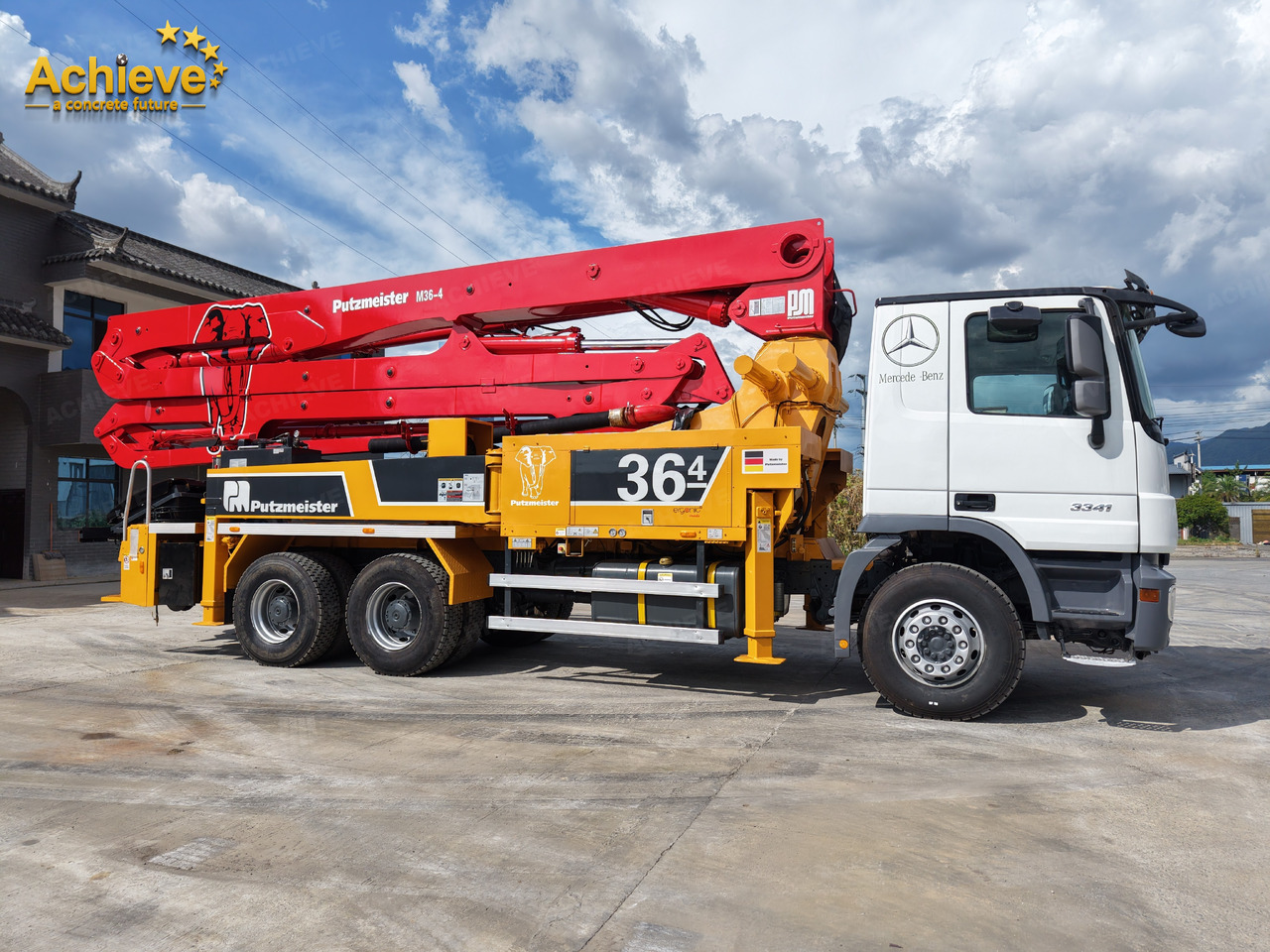 PUTZMEISTER Mercedes-Benz M36-4 2018 ACTROS 3341【ACHIEVE】TOP CONDITION!!! - Autočerpadlo: obrázok 4 PUTZMEISTER Mercedes-Benz M36-4 2018 ACTROS 3341【ACHIEVE】TOP CONDITION!!! - Autočerpadlo: obrázok 4