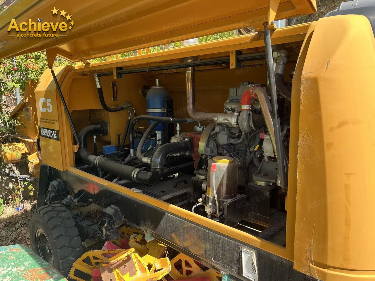 SANY SANY 【ACHIEVE】TOP CONDITION!!! demo new low hours Sany Concrete Trailer Pump 2017 HBT5008C-5S - Stacionárne čerpadlo betónu: obrázok 4 SANY SANY 【ACHIEVE】TOP CONDITION!!! demo new low hours Sany Concrete Trailer Pump 2017 HBT5008C-5S - Stacionárne čerpadlo betónu: obrázok 4