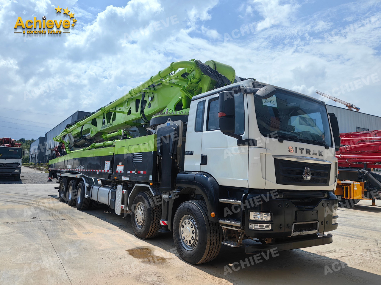 Zoomlion Zoomlion 70M 70X-6RZ Concrete pump truck ACTROS 4141 【ACHIEVE】TOP CONDITION!!! - Autočerpadlo: obrázok 1 Zoomlion Zoomlion 70M 70X-6RZ Concrete pump truck ACTROS 4141 【ACHIEVE】TOP CONDITION!!! - Autočerpadlo: obrázok 1