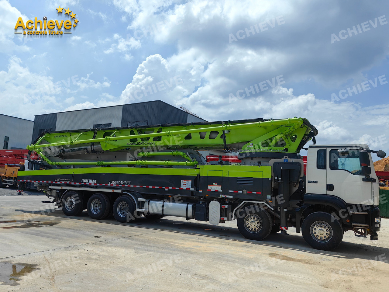 Zoomlion Zoomlion 70M 70X-6RZ Concrete pump truck ACTROS 4141 【ACHIEVE】TOP CONDITION!!! - Autočerpadlo: obrázok 5 Zoomlion Zoomlion 70M 70X-6RZ Concrete pump truck ACTROS 4141 【ACHIEVE】TOP CONDITION!!! - Autočerpadlo: obrázok 5