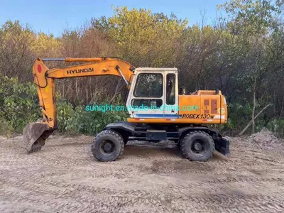 Good Condition Original Tyre Excavator Hyundai 130 Wheel Excavator for Sale - Kolesové rýpadlo: obrázok 1 Good Condition Original Tyre Excavator Hyundai 130 Wheel Excavator for Sale - Kolesové rýpadlo: obrázok 1