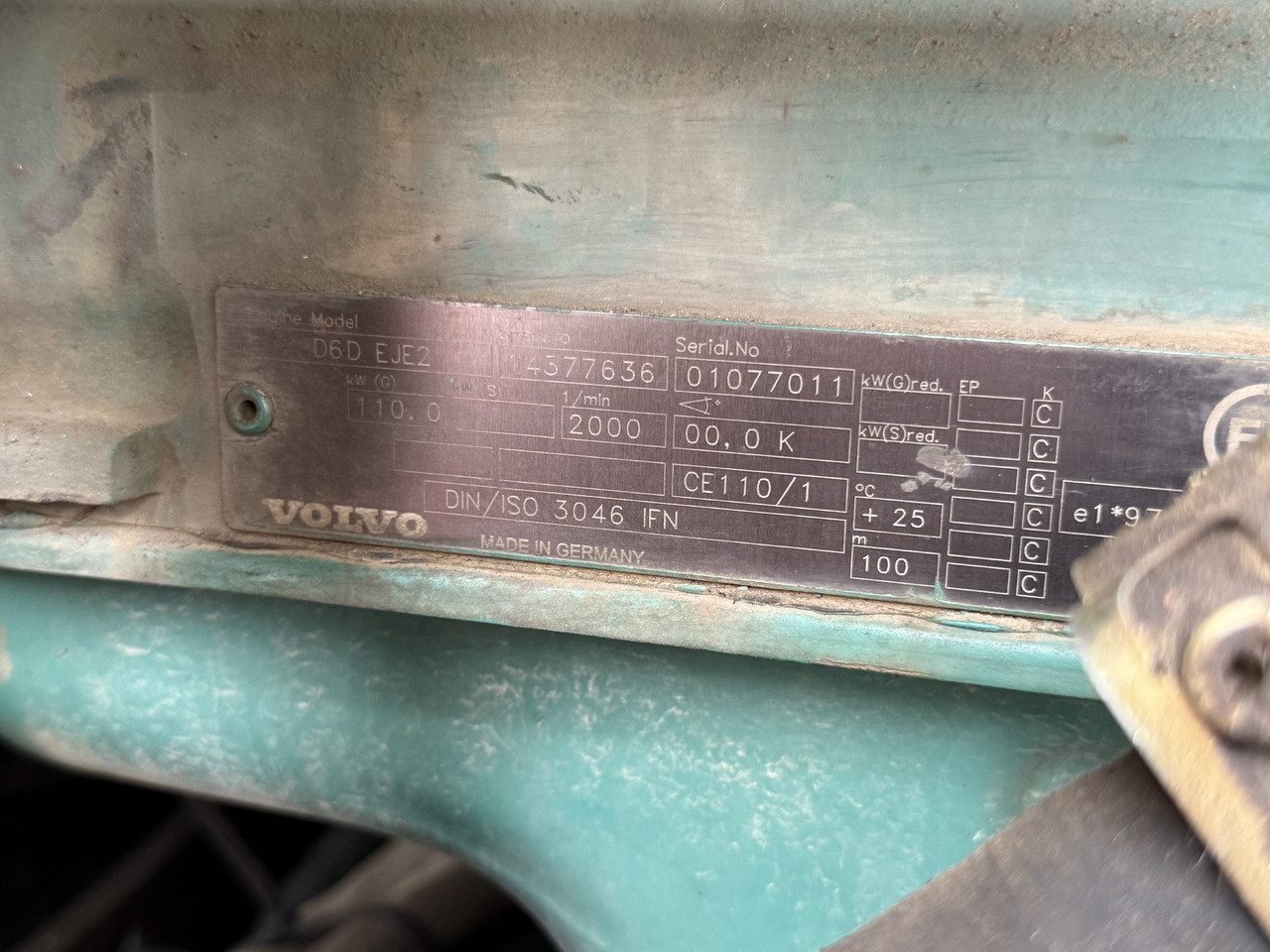 VOLVO D6D EJE2 - Motor pre Rýpadlo: obrázok 2 VOLVO D6D EJE2 - Motor pre Rýpadlo: obrázok 2