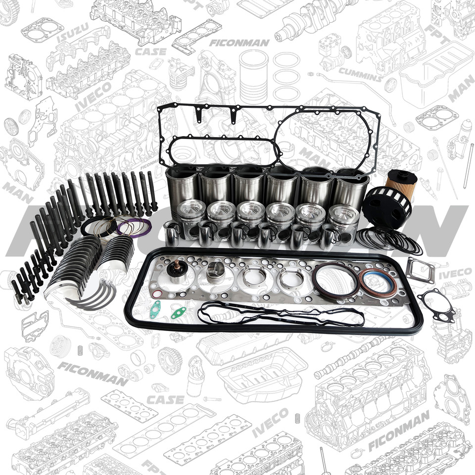 FPT IVECO CASE Cursor9 Euro 6 F2CFE612 A/B/D ENGINE OVERHAUL 8094279 - Sada na opravu motora pre Nákladné auto: obrázok 1 FPT IVECO CASE Cursor9 Euro 6 F2CFE612 A/B/D ENGINE OVERHAUL 8094279 - Sada na opravu motora pre Nákladné auto: obrázok 1