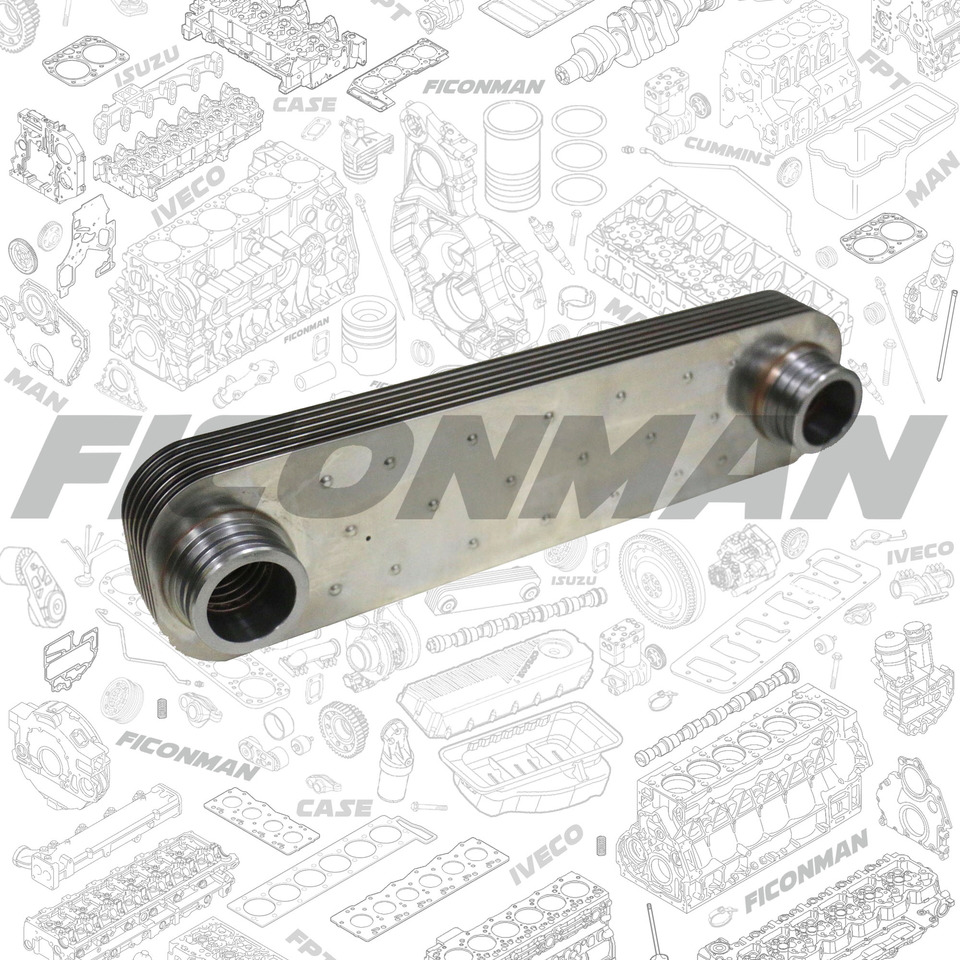 FPT IVECO CASE Cursor9 Euro 6 F2CFE612 A/B/D F2CFE614A*B041/F2CGE614F*V004 5802431166 OIL COOLER CORE 504127469 504130575 5801389774 - Olejový chladič pre Nákladné auto: obrázok 1 FPT IVECO CASE Cursor9 Euro 6 F2CFE612 A/B/D F2CFE614A*B041/F2CGE614F*V004 5802431166 OIL COOLER CORE 504127469 504130575 5801389774 - Olejový chladič pre Nákladné auto: obrázok 1