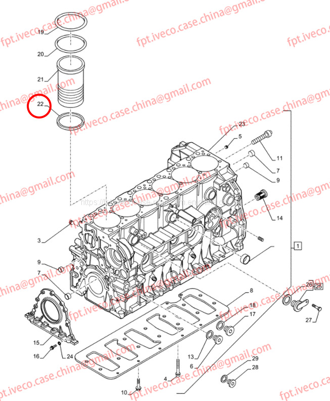 FPT IVECO CASE Cursor9 F2CFE614A*B041/F2CGE614F*V004 5802431166 CYLINDER LINER WASHER0.08mm/0.1mm/0.12mm/0.14mm/504128648 504128649 504128650 504128651 - Piest/ Krúžka/ Puzdrá pre Nákladné auto: obrázok 2 FPT IVECO CASE Cursor9 F2CFE614A*B041/F2CGE614F*V004 5802431166 CYLINDER LINER WASHER0.08mm/0.1mm/0.12mm/0.14mm/504128648 504128649 504128650 504128651 - Piest/ Krúžka/ Puzdrá pre Nákladné auto: obrázok 2