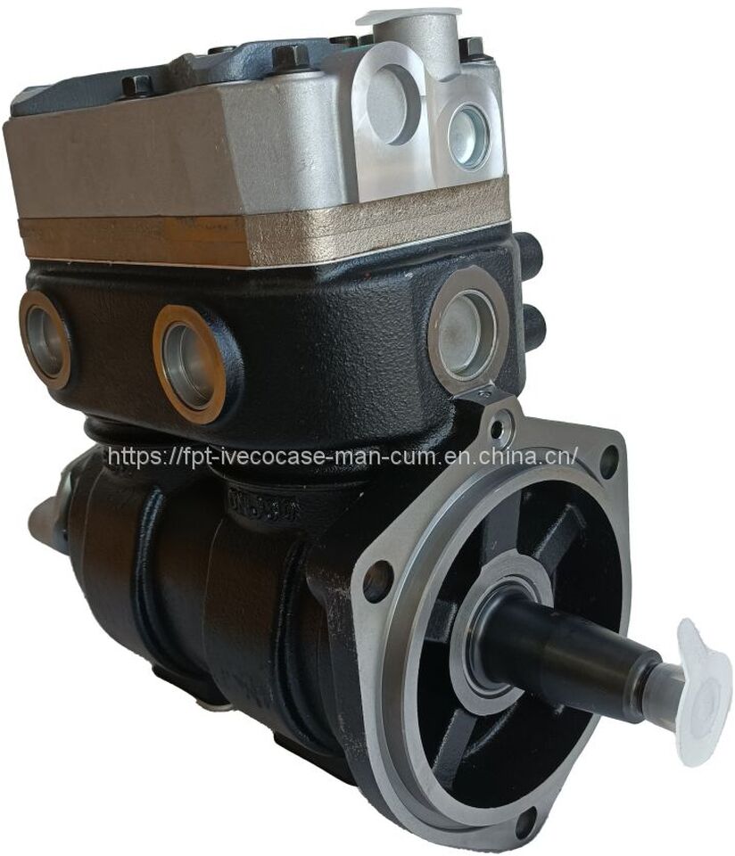 FPT IVECO CASE Cursor9 F2CFE614A*B041/F2CGE614F*V004 5802431166 Double cylinder air pump 504293730/5802497411 - Kompresor: obrázok 5 FPT IVECO CASE Cursor9 F2CFE614A*B041/F2CGE614F*V004 5802431166 Double cylinder air pump 504293730/5802497411 - Kompresor: obrázok 5