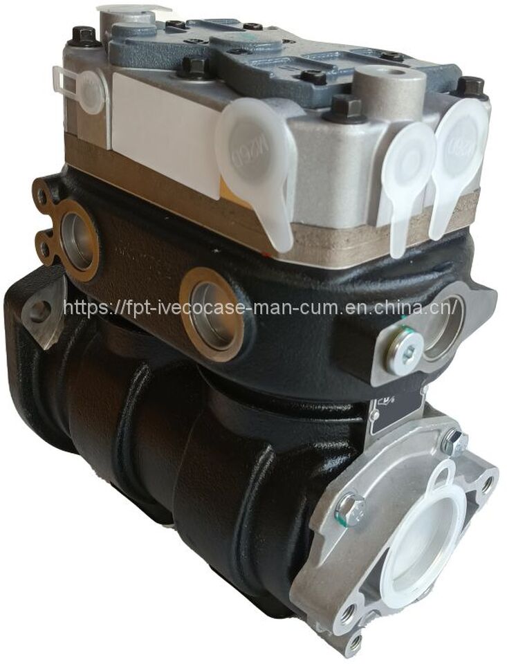 FPT IVECO CASE Cursor9 F2CFE614A*B041/F2CGE614F*V004 5802431166 Double cylinder air pump 504293730/5802497411 - Kompresor: obrázok 2 FPT IVECO CASE Cursor9 F2CFE614A*B041/F2CGE614F*V004 5802431166 Double cylinder air pump 504293730/5802497411 - Kompresor: obrázok 2