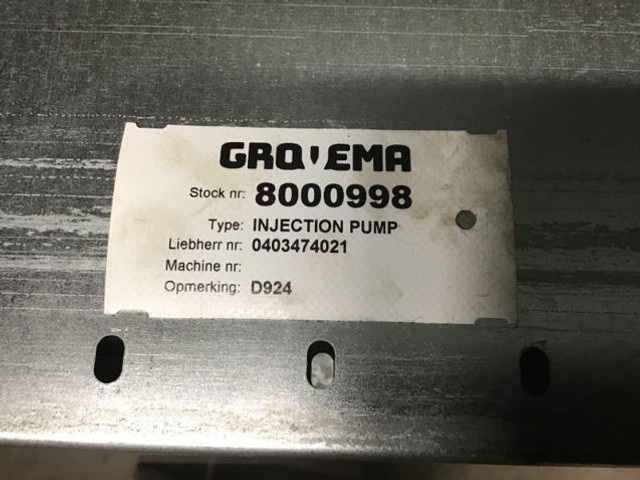Bosch Fuel Injection Pump D924 - Palivové čerpadlo: obrázok 3 Bosch Fuel Injection Pump D924 - Palivové čerpadlo: obrázok 3