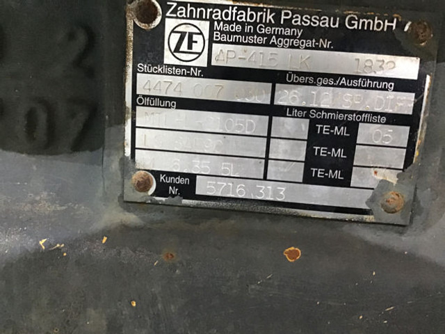 Liebherr Axle - Zadná náprava: obrázok 5 Liebherr Axle - Zadná náprava: obrázok 5