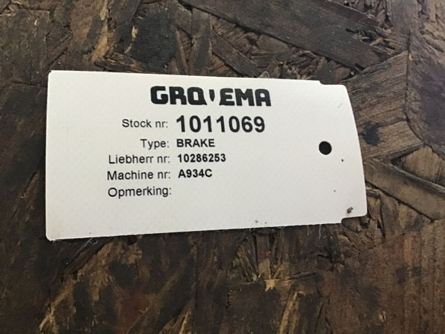 Liebherr Brake - Brzdový buben: obrázok 5 Liebherr Brake - Brzdový buben: obrázok 5