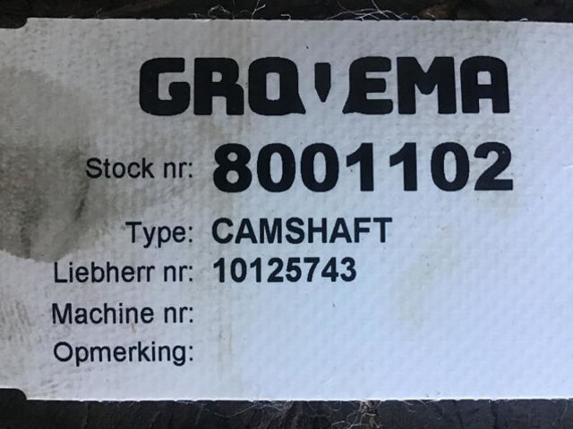 Liebherr Camshaft - Vačkový hriadeľ: obrázok 5 Liebherr Camshaft - Vačkový hriadeľ: obrázok 5