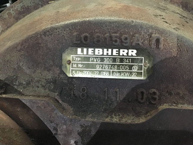 Liebherr PVG 300 B 341 - Čerpadlo riadenia: obrázok 2 Liebherr PVG 300 B 341 - Čerpadlo riadenia: obrázok 2