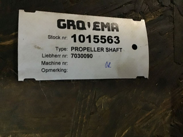 Liebherr Propeller Shaft - Poloos: obrázok 1 Liebherr Propeller Shaft - Poloos: obrázok 1