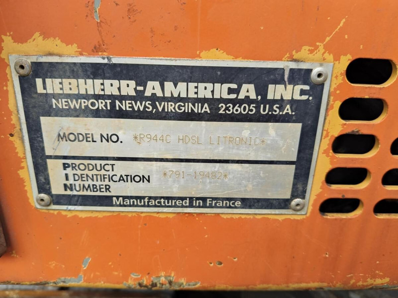 Liebherr R944C EW Litronic - Pásové rýpadlo: obrázok 3 Liebherr R944C EW Litronic - Pásové rýpadlo: obrázok 3